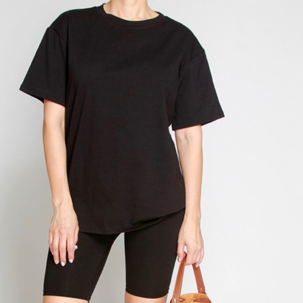 Black 2pc Biker Set